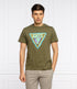 GUESS TEE SHIRT REGULAR FIT | GREEN