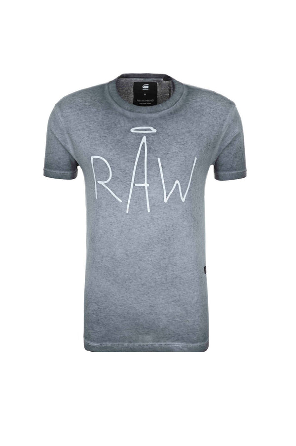 G-STAR RAW T-SHIRT ASTERON ROUND NECK | CHARCOAL