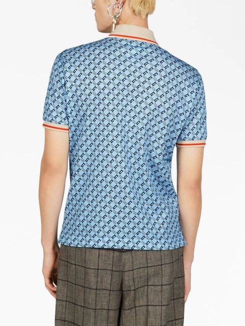 GUCCI GG POLO SHIRT | TURQUOISE / INORY