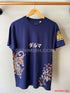 GUESS CLASSIC JAPANESS PRINT MEN'S T-SHIRT | DARK BLUE