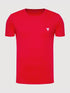 GUESS-SLIM FIT-ROUND NECK-LOGO | RED