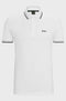 HUGO BOSS PADDY STRETCH-COTTON POLO SHIRT | WHITE