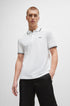 HUGO BOSS PADDY STRETCH-COTTON POLO SHIRT | WHITE