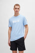 HUGO BOSS COTTON JERSEY REGULAR-FIT T-SHIRT WITH SPF 50+ UV PROTECTION | LIGHT BLUE