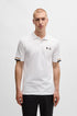 HUGO BOSS PADDY OPEN POLO SHIRT | WHITE