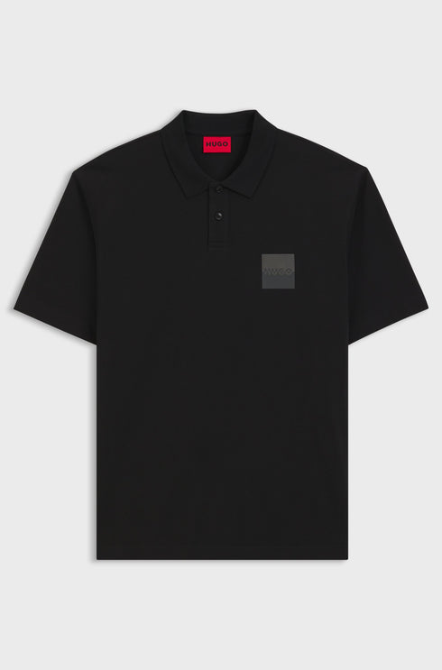 HUGO BOSS DUSPLITY POLO SHIRT | BLACK