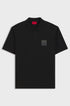 HUGO BOSS DUSPLITY POLO SHIRT | BLACK