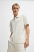 HUGO BOSS COTTON - PIQUE POLO SHIRT WITH LOGO PRINT | WHITE