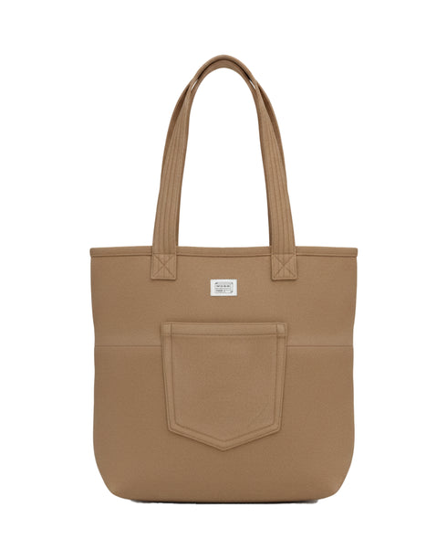 UPCYCLING PREMIUM WOOL TOTE BAG | CAMEL