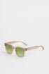 H&M SUNGLASSES WITH PLASTIC FRAMES & TINTED | BEIGE
