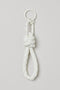 H&M BRAIDED KEYCHAIN | WHITE