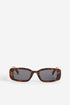 H&M RECTANGULAR SUNGLASSES | BROWN/TORTOISESHELL PATTERND