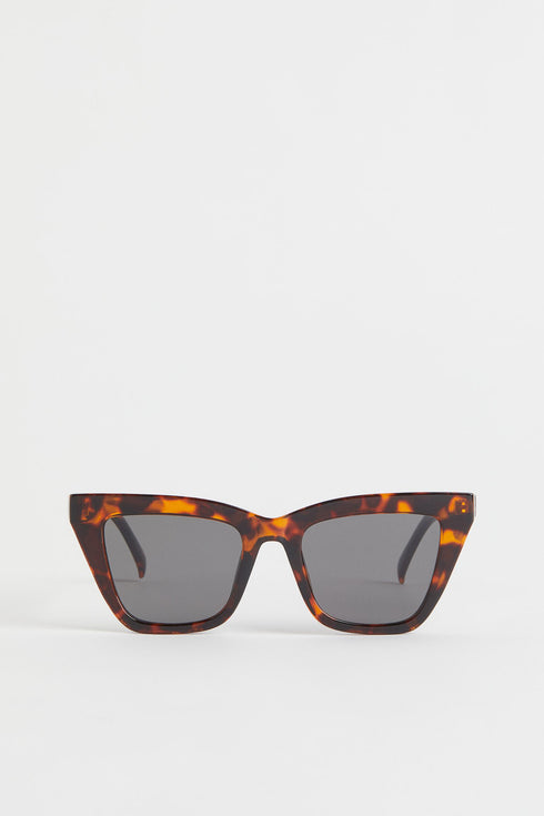 H&M CAT-EYE SUNGLASSES BROWN/TORTOISESHELL PATTERND