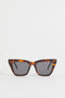H&M CAT-EYE SUNGLASSES BROWN/TORTOISESHELL PATTERND
