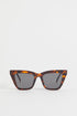 H&M CAT-EYE SUNGLASSES BROWN/TORTOISESHELL PATTERND
