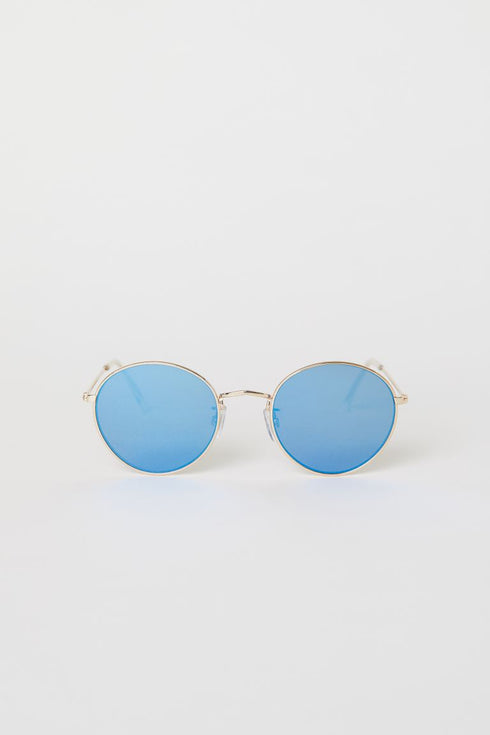 H&M SUNGLASSES BLUE/GOLD