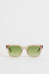 H&M SUNGLASSES WITH PLASTIC FRAMES & TINTED | BEIGE