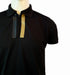 HUGO BOSS MERCERISED-COTTON POLO SHIRT | BLACK