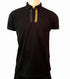 HUGO BOSS MERCERISED-COTTON POLO SHIRT | BLACK