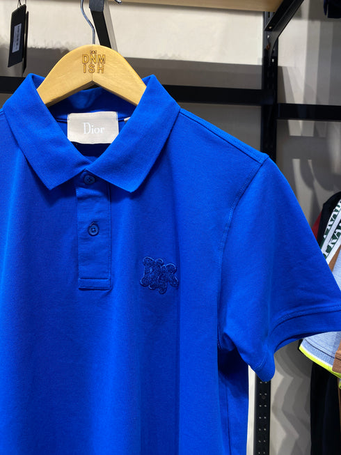 DIOR PREMIUM POLO SHIRT SLIM FIT | BLUE