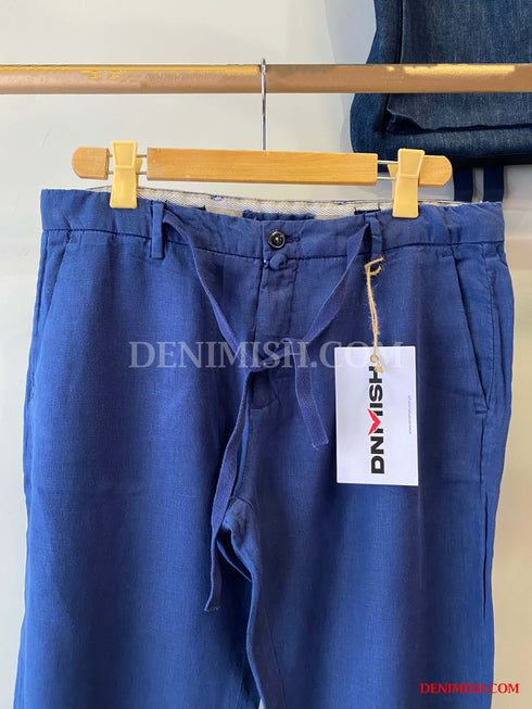 DAVID NAMAN LINO SLIM FIT PANT | BLUE