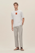 HERMES PARIS T-SHIRT LUXURY MERCERIZED COTTON | WHITE
