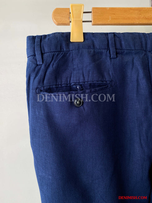 DAVID NAMAN LINO SLIM FIT PANT | BLUE