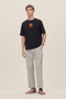 HERMES PARIS T-SHIRT LUXURY MERCERIZED COTTON | BLACK