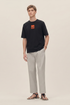 HERMES PARIS T-SHIRT LUXURY MERCERIZED COTTON | BLACK