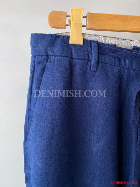 DAVID NAMAN LINO SLIM FIT PANT | BLUE