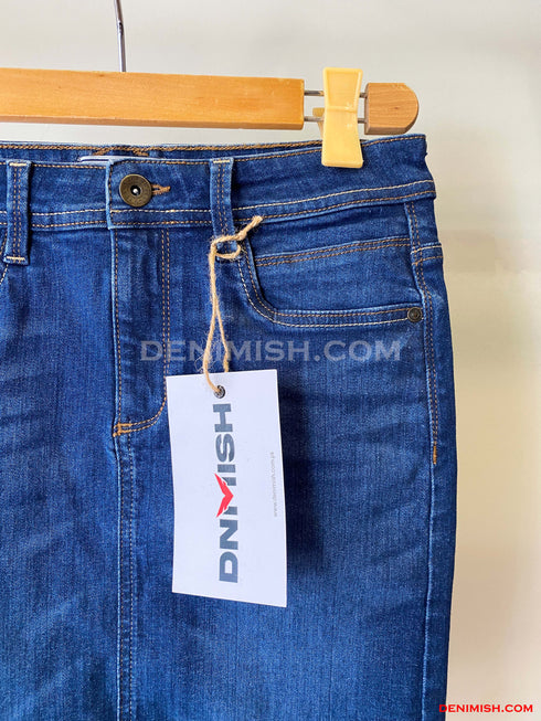 Premium Blue Wunsche Skirt for Women – Effortless Summer Style