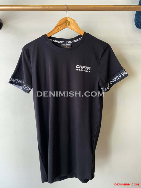 CHAPTER SPORTS MEN'S SLIM T-SHIRT | BLACK