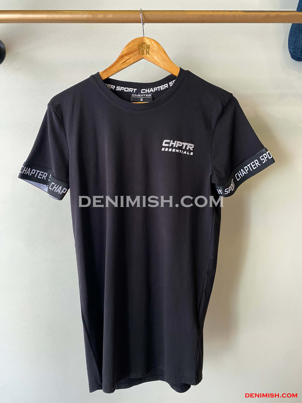 CHAPTER SPORTS MEN'S SLIM T-SHIRT | BLACK