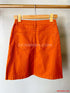 Premium Orange Wunsche Skirt for Women – Effortless Summer Style
