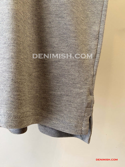 LACOSTE MEN SLIM FIT CLASSIC STRIPED POLO SHIRT | GREY