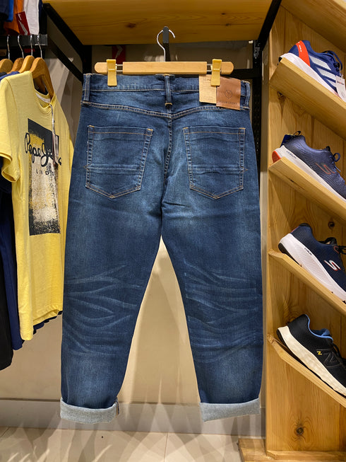 YOUR STORY ANTIFIT MEN'S TAPERED JEANS | DENIM BLUE