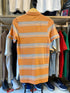 JACK & JONES – RETRO STRIPED SLIM POLO SHIRT | ORANGE