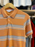 JACK & JONES – RETRO STRIPED SLIM POLO SHIRT | ORANGE