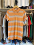 JACK & JONES – RETRO STRIPED SLIM POLO SHIRT | ORANGE