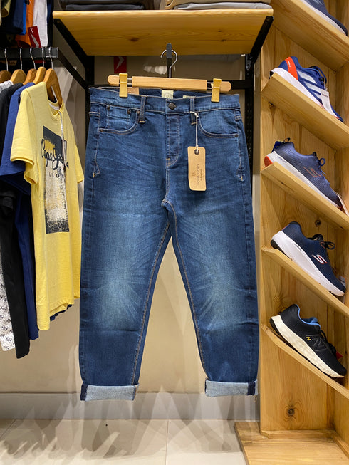 YOUR STORY ANTIFIT MEN'S TAPERED JEANS | DENIM BLUE