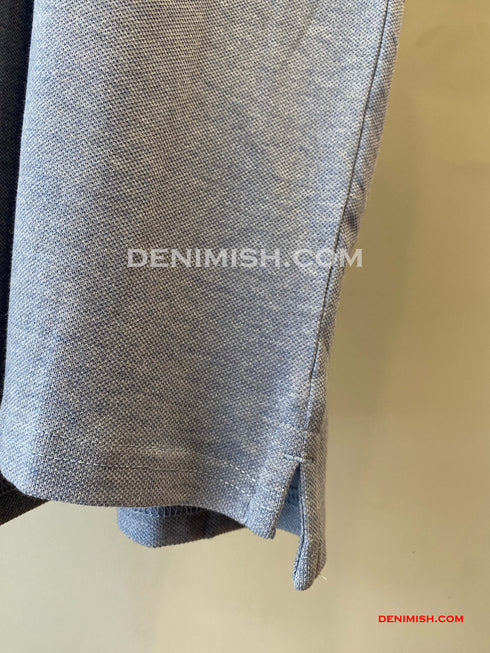 LACOSTE MEN SLIM FIT CLASSIC STRIPED POLO SHIRT | LIGHT BLUE