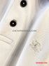 BURBERRY CLASSIC COTTON SILK POLO SHIRT | WHITE