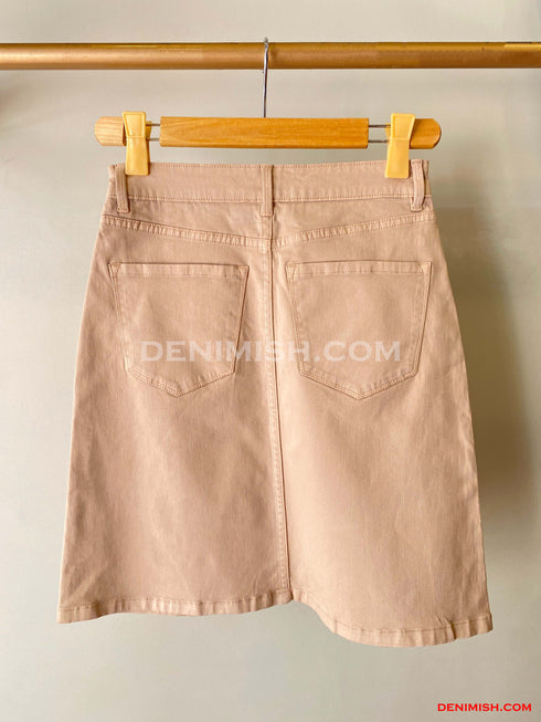 Premium Wunsche Beige Skirt for Women – Effortless Summer Style