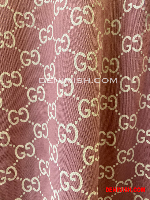 GUCCI PREMIUM PINK CLASSIC FIT POLO SHIRT