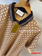 GUCCI PREMIUM LIGHT BROWN CLASSIC FIT POLO SHIRT