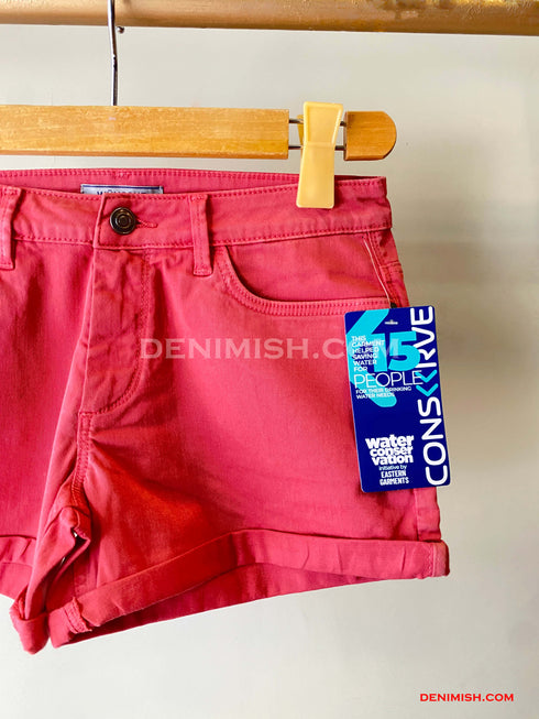 Premium Pink Denim Shorts for Women – Effortless Summer Style