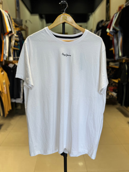 PEPE JEANS LONDON-ALCOTT-REGULAR FIT-T-SHIRT | WHITE