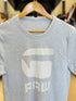 G-STAR RAW T-SHIRT ROUND NECK | SKY BLUE