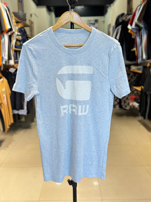 G-STAR RAW T-SHIRT ROUND NECK | SKY BLUE