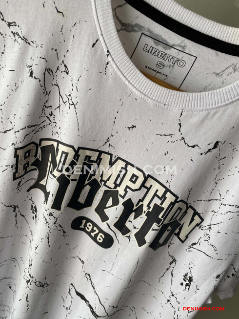 LIBERTO STRAIGHT MEN'S T-SHIRT | WHITE